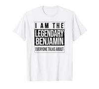 I am The leggendary Shirt, Idea Regalo per Benjamin Maglietta