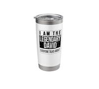 I am the leggendary shirt, idea regalo per David Bicchiere termico in acciaio inox doppia parete