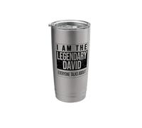 I am the leggendary shirt, idea regalo per David Bicchiere termico in acciaio inox doppia parete