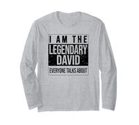 I am The leggendary Shirt, Idea Regalo per David Maglia a Manica