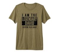 I am The leggendary Shirt, Idea Regalo per David Maglietta Premium