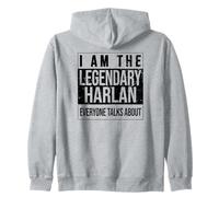 I am The leggendary Shirt, Idea Regalo per Harlan Felpa con Cappuccio
