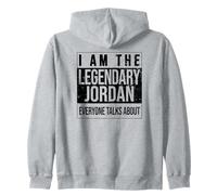 I am The leggendary Shirt, Idea Regalo per Jordan Felpa con Cappuccio