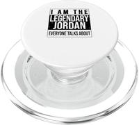 I am the leggendary shirt, idea regalo per Jordan PopSockets PopGrip per MagSafe
