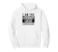 I am The leggendary Shirt, Idea Regalo per Lucas Felpa con Cappuccio
