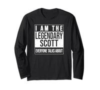 I am The leggendary Shirt, Idea Regalo per Scott Maglia a Manica