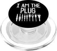I Am The Plug Funny Dealer Trapping Electrical Outlet Types PopSockets PopGrip per MagSafe