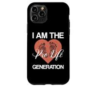 I Am The Pro-Life Generation Anti Aborto Donne Uomini Custodia per iPhone 11 Pro