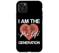 I Am The Pro-Life Generation Anti Aborto Donne Uomini Custodia per iPhone 11 Pro Max