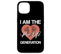 I Am The Pro-Life Generation Anti Aborto Donne Uomini Custodia per iPhone 13
