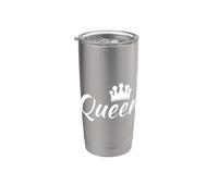 I Am The Queen Bicchiere termico in acciaio inox doppia parete