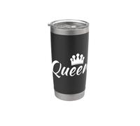 I Am The Queen Bicchiere termico in acciaio inox doppia parete