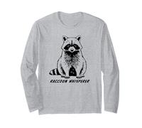 I am The Raccoon Whisperer - Divertente Design con Panda Maglia a Manica
