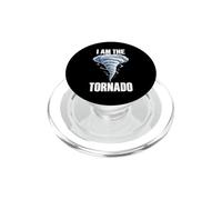 I Am The Storm Twister Tornado Hurricane Meteorologist Funny PopSockets PopGrip per MagSafe