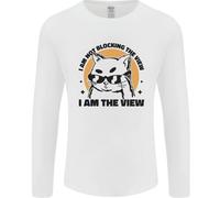 I Am The View Divertente Gatto Uomo Maniche