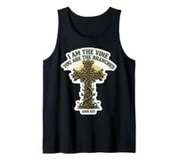 I Am The Vine You Are The Branches Bibbia Cristiana Versetto Dio Canotta