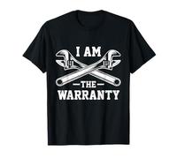 I Am The Warranty Crossed Wrench Orgoglioso Meccanico Auto Maglietta