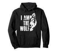 I am The Wolf wildes Wolfsrudel e Lupe Felpa con Cappuccio