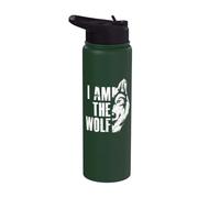 I am the Wolf wildes Wolfsrudel e lupe Stainless Steel Insulated Water Bottle