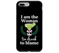 I Am the Woman Too Drunk to Blame on Margarita Funny Tequila Custodia per iPhone 7 Plus/8 Plus