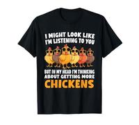 I Am Thinking About Getting More Chickens Poultry Farmer Maglietta