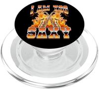 I Am Too Saxy Saxophonist Sax Sax PopSockets PopGrip per MagSafe