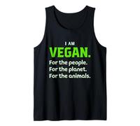 I Am Vegan Vegetarian Vegan Canotta