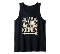 I Am Wearing Her Kidney Citazione Trapianto di Rene Canotta