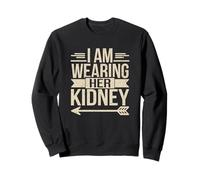 I Am Wearing Her Kidney Citazione Trapianto di Rene Felpa