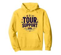 I am with The Band Tour Supporta la Troupe Musicale Roadie Life Felpa con Cappuccio, Unisex per Adulti, Limone, S