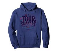 I am with The Band Tour Supporta la Troupe Musicale Roadie Life Felpa con Cappuccio, Unisex per Adulti, Navy, S