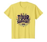 I am with The Band Tour Supporta la Troupe Musicale Roadie Life Maglietta, Bambini, Limone, 12 Anni