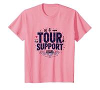 I am with The Band Tour Supporta la Troupe Musicale Roadie Life Maglietta, Bambini, Rosa, 2 Anni