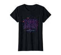 I am with The Band Tour Supporta la Troupe Musicale Roadie Life Maglietta, Donna, Nero, 3XL