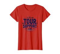 I am with The Band Tour Supporta la Troupe Musicale Roadie Life Maglietta, Donna, Rosso, 3XL