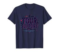 I am with The Band Tour Supporta la Troupe Musicale Roadie Life Maglietta, Uomo, Navy, 3XL