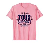 I am with The Band Tour Supporta la Troupe Musicale Roadie Life Maglietta, Uomo, Rosa, L