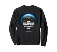 I Am with You Even Unto The End - Matthew 28:20 Jesus Quote Felpa