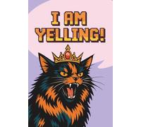 I Am Yelling Dot Grid Journal: 6x9 Inch Dotted Lines Retro Pop Art Notebook for Journaling, Note Taking, and Jotting Ideas