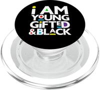 I Am Young Gifted & Black Girl Magic Brown Skin Boys Melanina PopSockets PopGrip per MagSafe