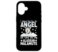 I Asked God For An Angel He Sent Me My Alaskan Malamute Custodia per iPhone 16