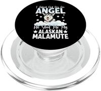 I Asked God For An Angel He Sent Me My Alaskan Malamute PopSockets PopGrip per MagSafe