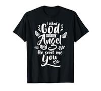 I Asked God for An Angel - Regalo d'Amore Coppia Maglietta