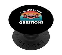 I Axolotl Domande Camicia Divertente Carino Axolotl Retro PopSockets PopGrip Adesivo