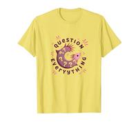 I Axolotl Domande Tutto Carino Curioso Anfibio Maglietta, Uomo, Limone, L