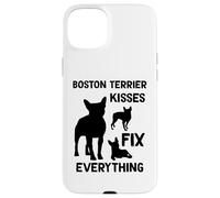 I baci del Boston Terrier sistemano tutto mamma del Boston Custodia per iPhone 15 Plus