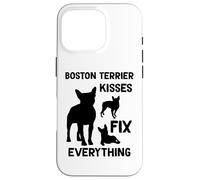 I baci del Boston Terrier sistemano tutto mamma del Boston Custodia per iPhone 16 Pro