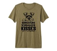 I Baci dello Schnauzer Nano aggiustano Tutto Maglietta Premium
