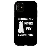 I baci dello Schnauzer nano risolvono tutto Custodia per iPhone 11