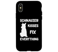 I baci dello Schnauzer nano risolvono tutto Custodia per iPhone X/XS